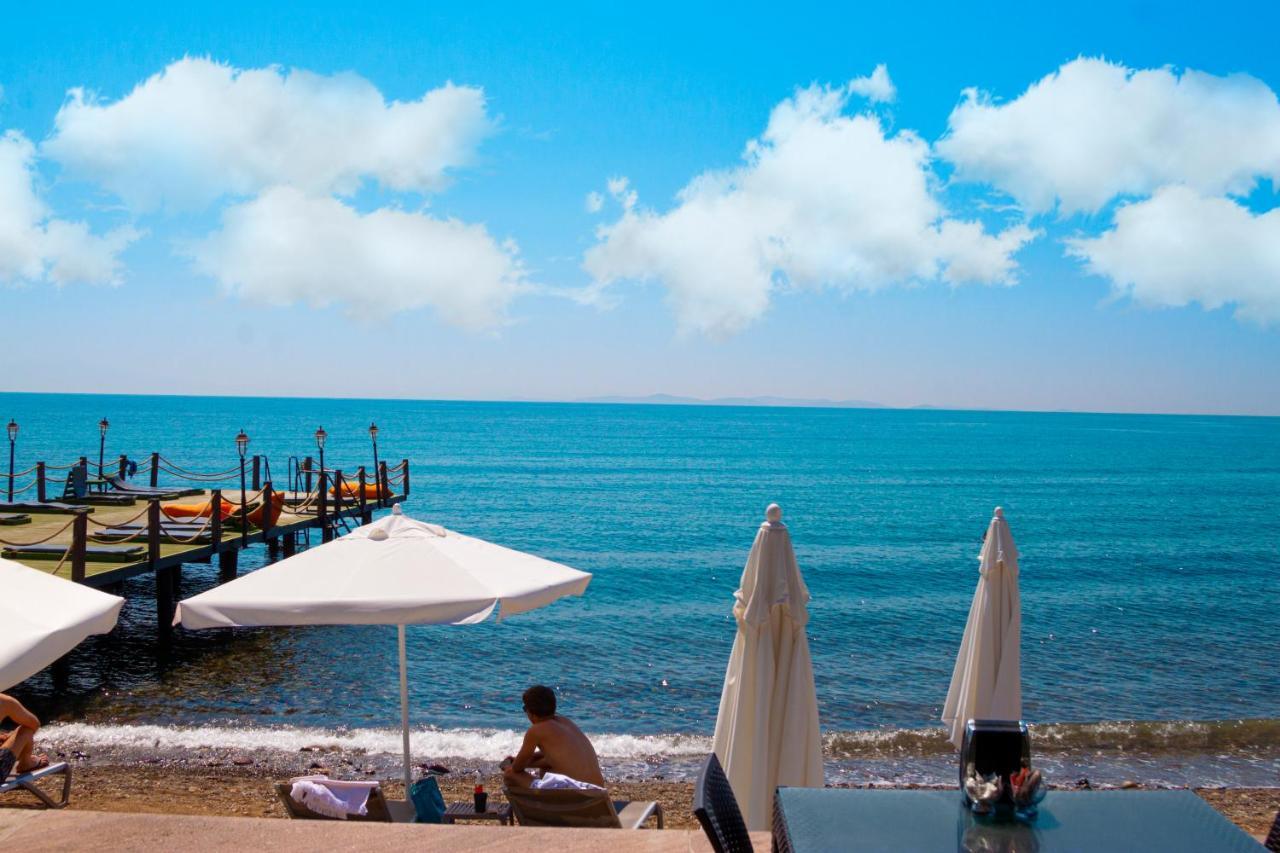 Kayalar Blue Beach Hotel Sazlı Esterno foto