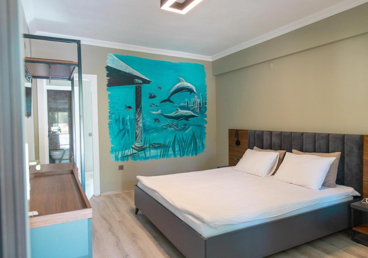 Kayalar Blue Beach Hotel Sazlı Esterno foto